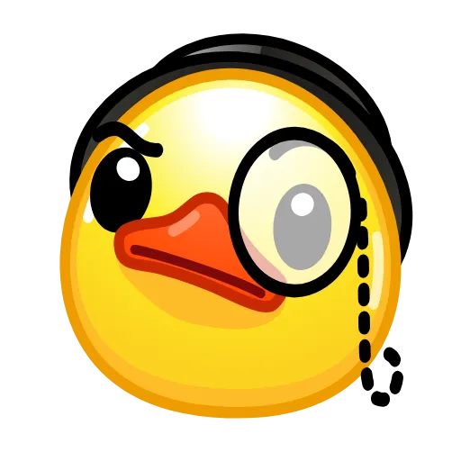 🧐 Эмодзи «Смайлы Duck Emoji - #official» для Telegram