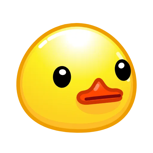 😐 Эмодзи «Смайлы Duck Emoji - #official» для Telegram