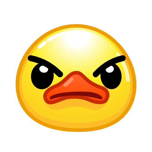 😡 Эмодзи «Смайлы Duck Emoji - #official» для Telegram
