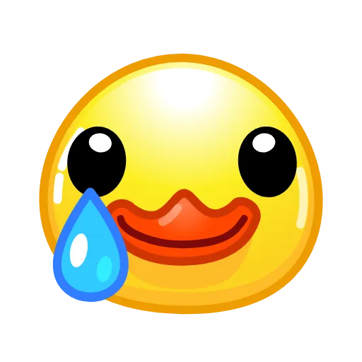 🥲 Эмодзи «Смайлы Duck Emoji - #official» для Telegram