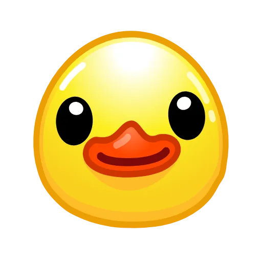 🫠 Эмодзи «Смайлы Duck Emoji - #official» для Telegram