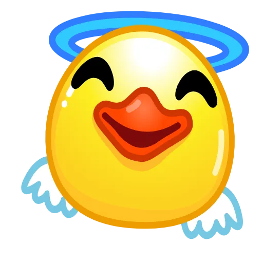 😇 Эмодзи «Смайлы Duck Emoji - #official» для Telegram
