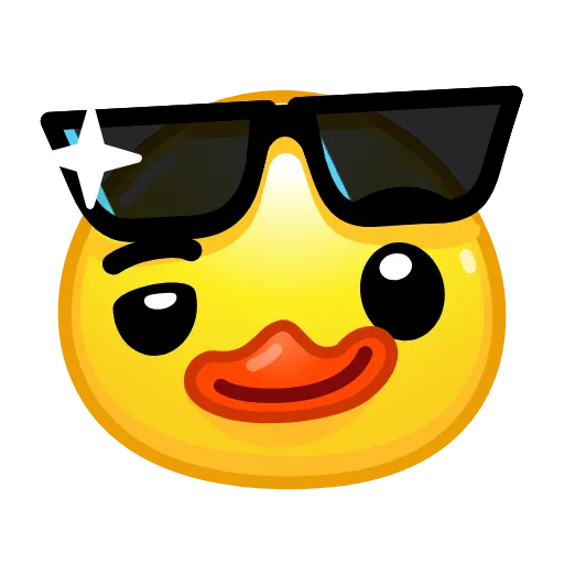 😎 Эмодзи «Смайлы Duck Emoji - #official» для Telegram