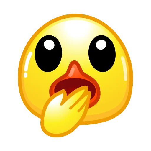 🫢 Эмодзи «Смайлы Duck Emoji - #official» для Telegram