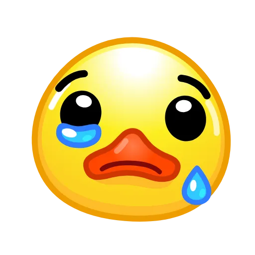 😢 Эмодзи «Смайлы Duck Emoji - #official» для Telegram