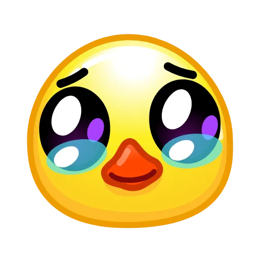 🥹 Эмодзи «Смайлы Duck Emoji - #official» для Telegram