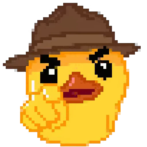 Стикерпак Pixel Duck для Telegram