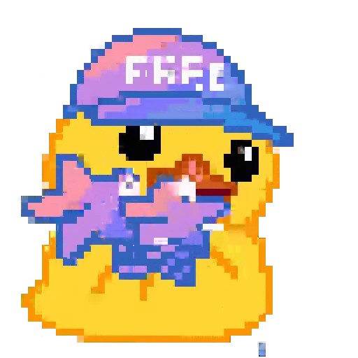 ⭐️ Стикер «Pixel Duck» для Telegram
