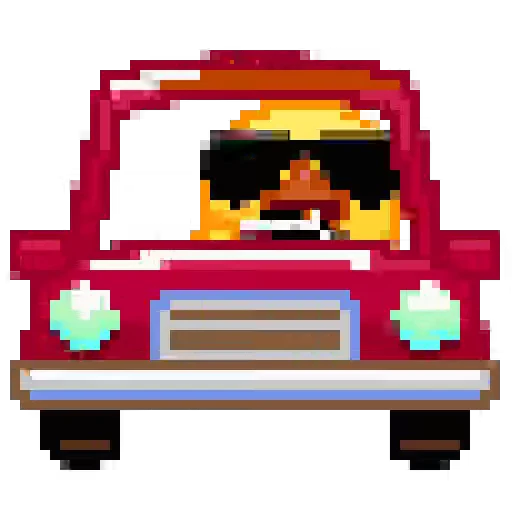 🚘 Стикер «Pixel Duck» для Telegram