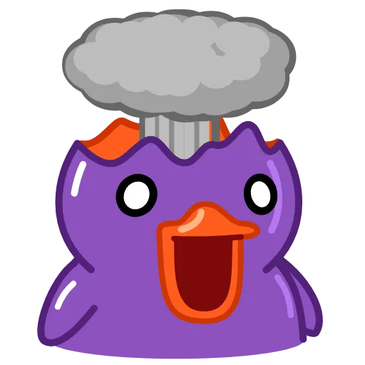 🤯 Эмодзи «Duck Purple» для Telegram
