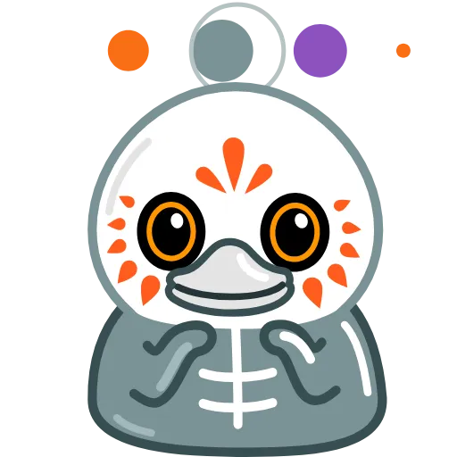 🐯 Эмодзи «Duck Purple» для Telegram