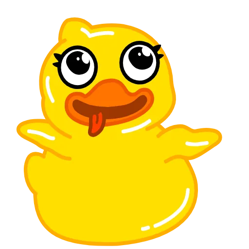 🤪 Эмодзи «Уточка Клюква» для Telegram