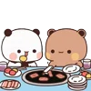 🍽 Эмодзи «Dudu &amp; Bubu» для Telegram
