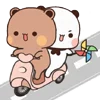🛵 Эмодзи «Dudu &amp; Bubu» для Telegram