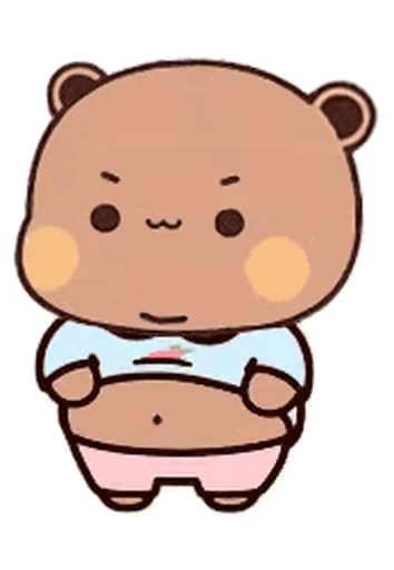 ☺ Стикер «Dudu and Bubu 10» для Telegram