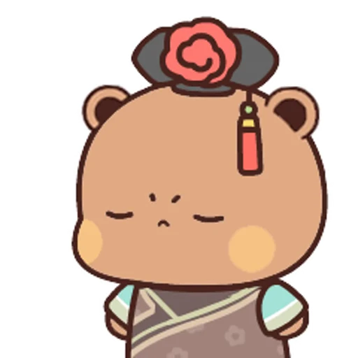 😠 Стикер «Dudu and Bubu 4» для Telegram