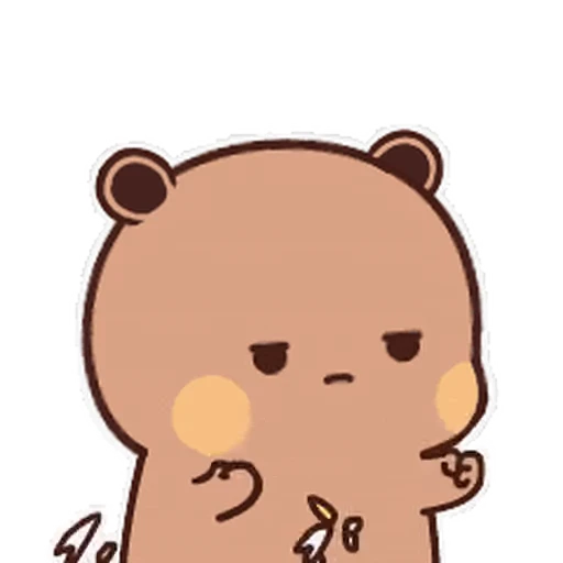 😠 Стикер «Dudu and Bubu 4» для Telegram