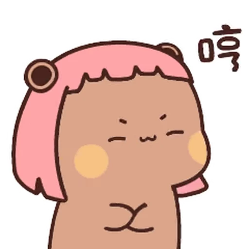 😠 Стикер «Dudu and Bubu 4» для Telegram