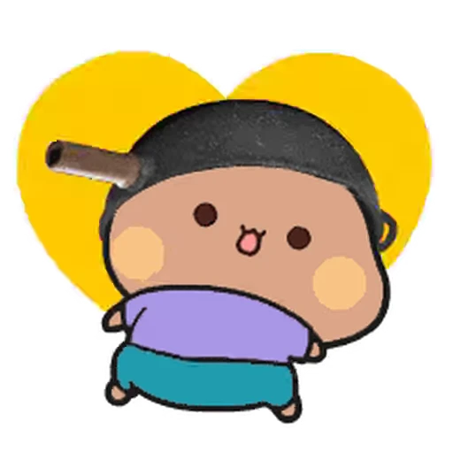 😛 Стикер «Dudu and Bubu 7» для Telegram