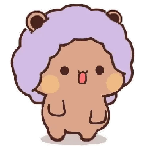😊 Стикер «Dudu and Bubu 7» для Telegram