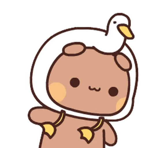 😊 Стикер «Dudu and Bubu 7» для Telegram