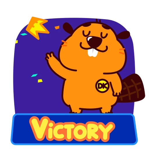 Стикерпак Duelist King Beaver King для Telegram — скачать