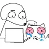 😔 Эмодзи «Дурнi Кiшки» для Telegram
