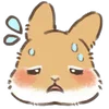 😥 Эмодзи «Dwarf Bunny» для Telegram