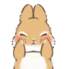 ☺️ Эмодзи «Dwarf Bunny» для Telegram