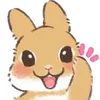 🐰 Эмодзи «Dwarf Bunny» для Telegram