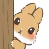 🐰 Эмодзи «Dwarf Bunny» для Telegram