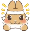 ✊ Эмодзи «Dwarf Bunny» для Telegram