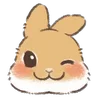 😉 Эмодзи «Dwarf Bunny» для Telegram