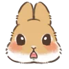 😮 Эмодзи «Dwarf Bunny» для Telegram