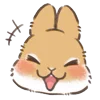 😂 Эмодзи «Dwarf Bunny» для Telegram