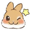 😉 Эмодзи «Dwarf Bunny» для Telegram