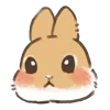 🐰 Эмодзи «Dwarf Bunny» для Telegram