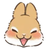 Эмодзи Dwarf Bunny для Telegram — скачать