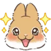 🤩 Эмодзи «Dwarf Bunny» для Telegram