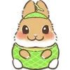 🐰 Эмодзи «Dwarf Bunny» для Telegram