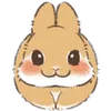 🐰 Эмодзи «Dwarf Bunny» для Telegram