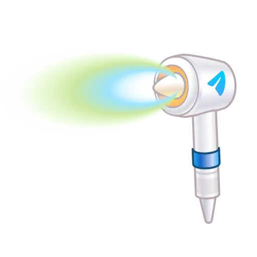 💨 Эмодзи «Ionic Dryer» для Telegram