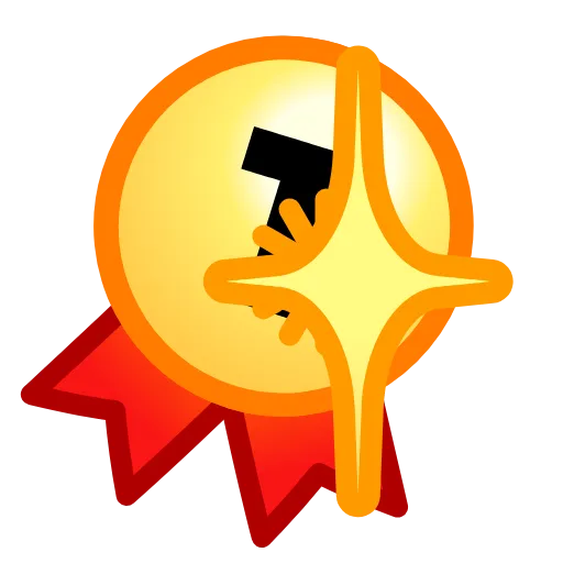 🥇 Эмодзи «Пурпурные буквы, иконки» для Telegram