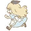 🏃‍♀️ Эмодзи «Alice emoji - Алиса в стране чудес» для Telegram