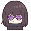 😎 Эмодзи «☺ Menhera chan emoji» для Telegram