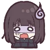 😱 Эмодзи «☺ Menhera chan emoji» для Telegram