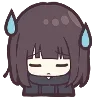 😰 Эмодзи «☺ Menhera chan emoji» для Telegram