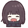 😄 Эмодзи «☺ Menhera chan emoji» для Telegram