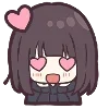 😍 Эмодзи «☺ Menhera chan emoji» для Telegram
