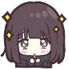 😢 Эмодзи «☺ Menhera chan emoji» для Telegram
